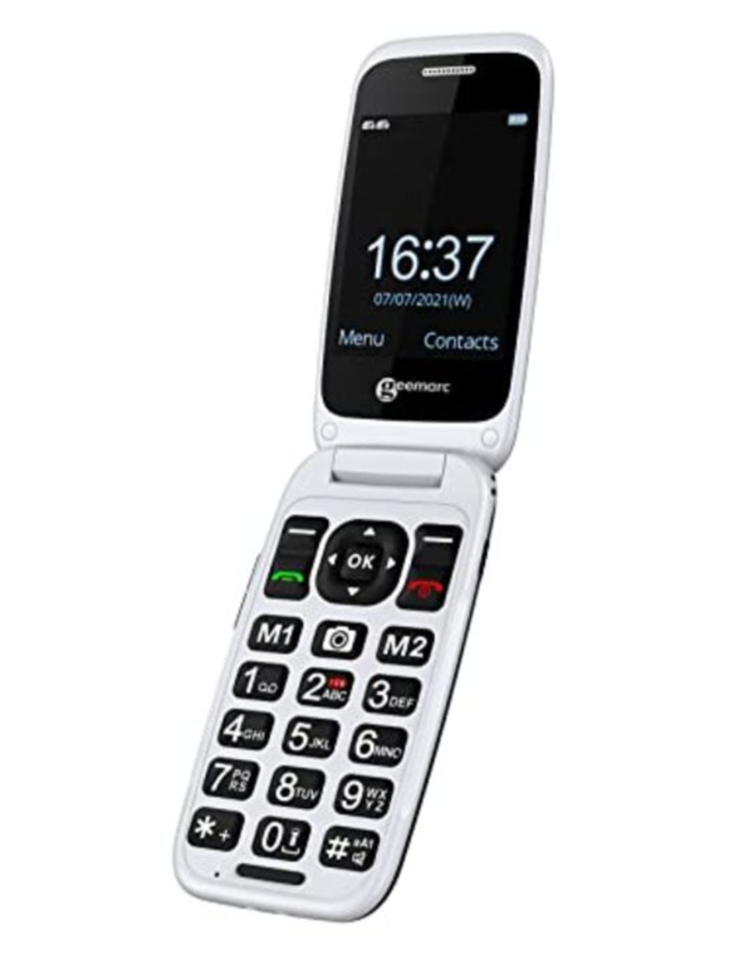 RRP £97.00 Geemarc CL8700-4G Amplified Clamshell Mobile Phone with Large Keys, SOS Function and O