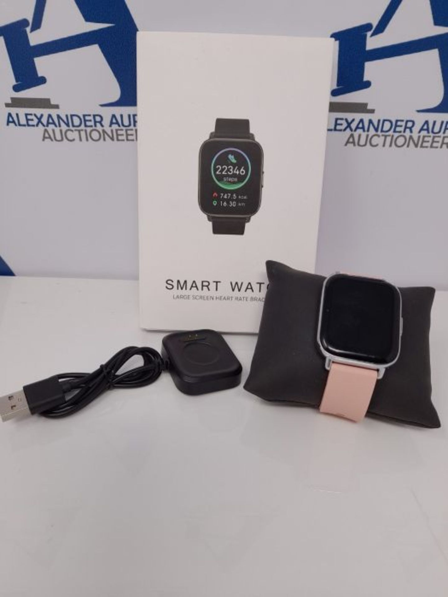 Smartwatch, 1,69'' Orologio Fitness Donna Smart Watch Sonno Cardiofrequenzimetro da Po - Image 2 of 3