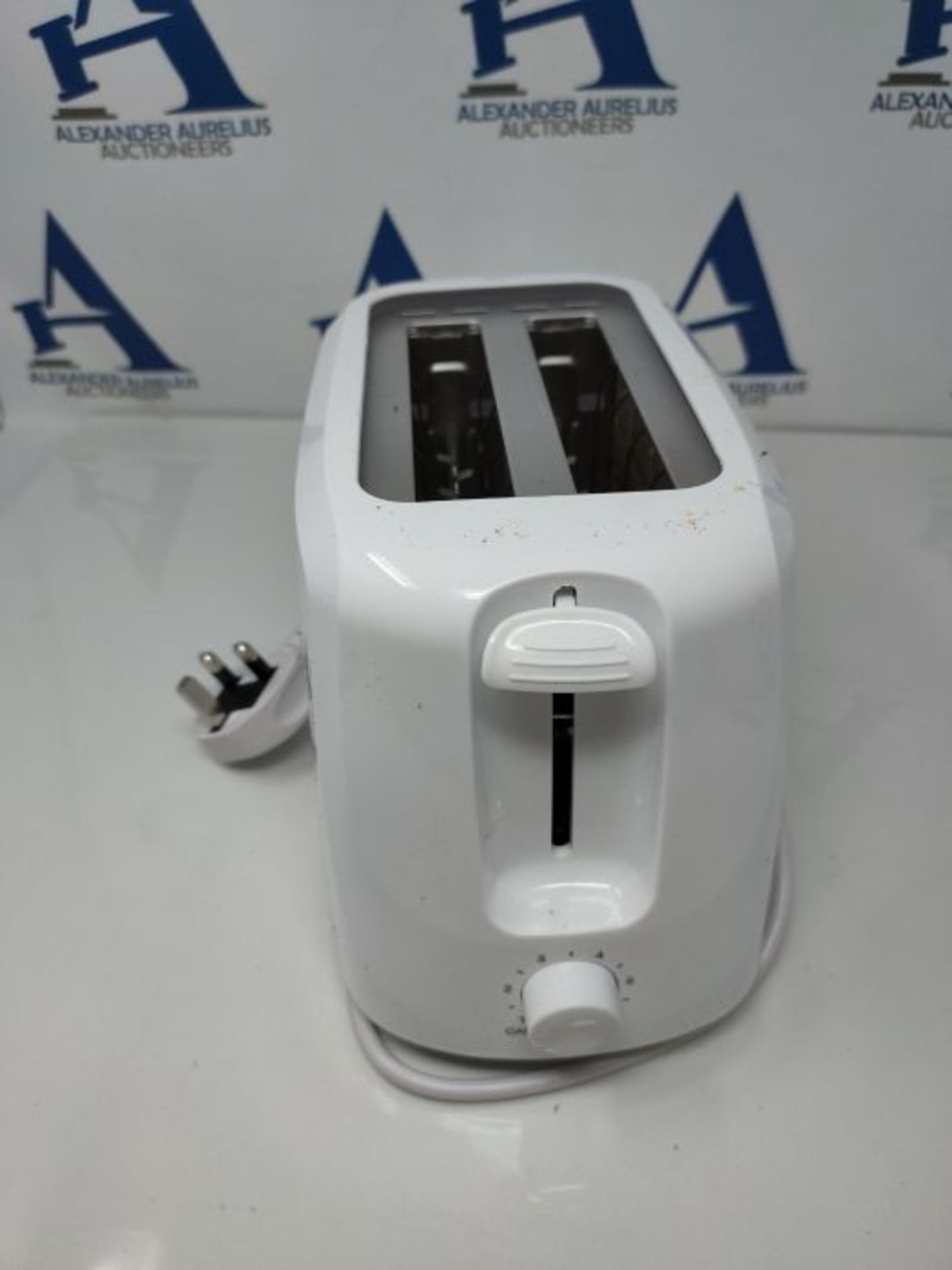 PIFCO White Toaster 2 Slice - With Browning Controls & Anti-Jam Function - Compact Des - Image 3 of 3