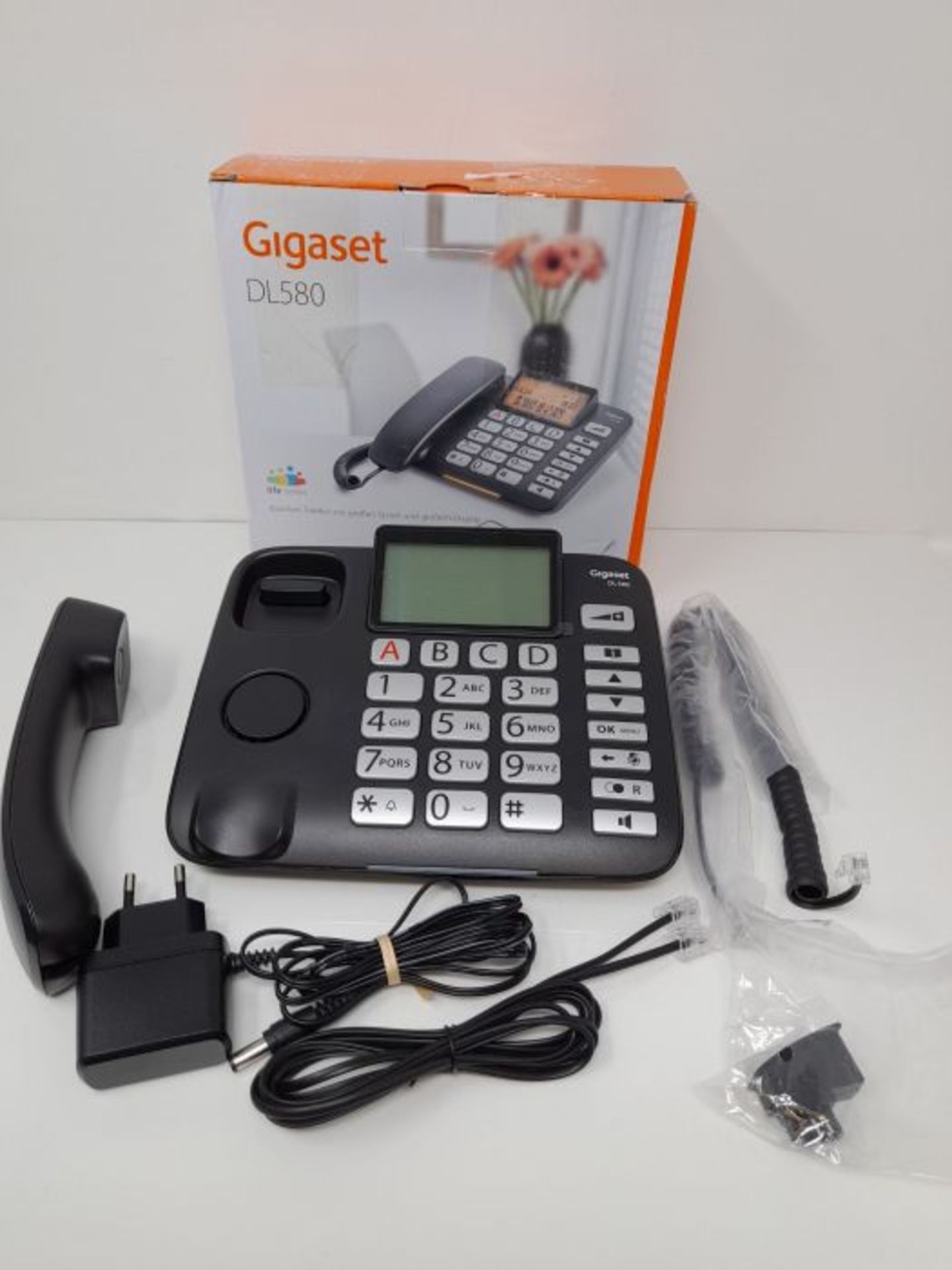 Gigaset DL580 - schnurgebundenes Senioren Telefon - Tischtelefon mit extra leichter Be - Image 2 of 2