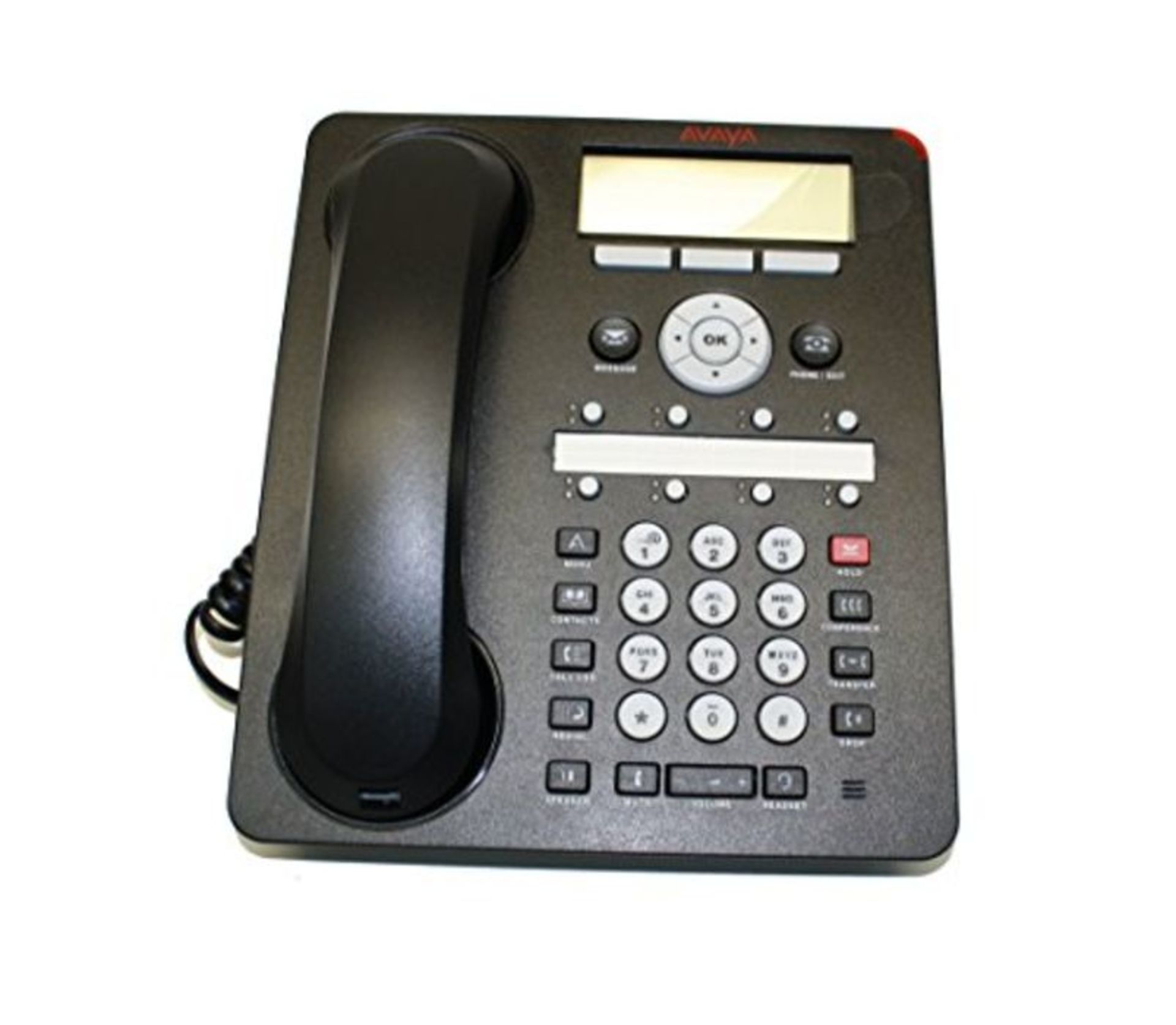 RRP £105.00 Avaya 1608-I BLK Desk Phone - Black