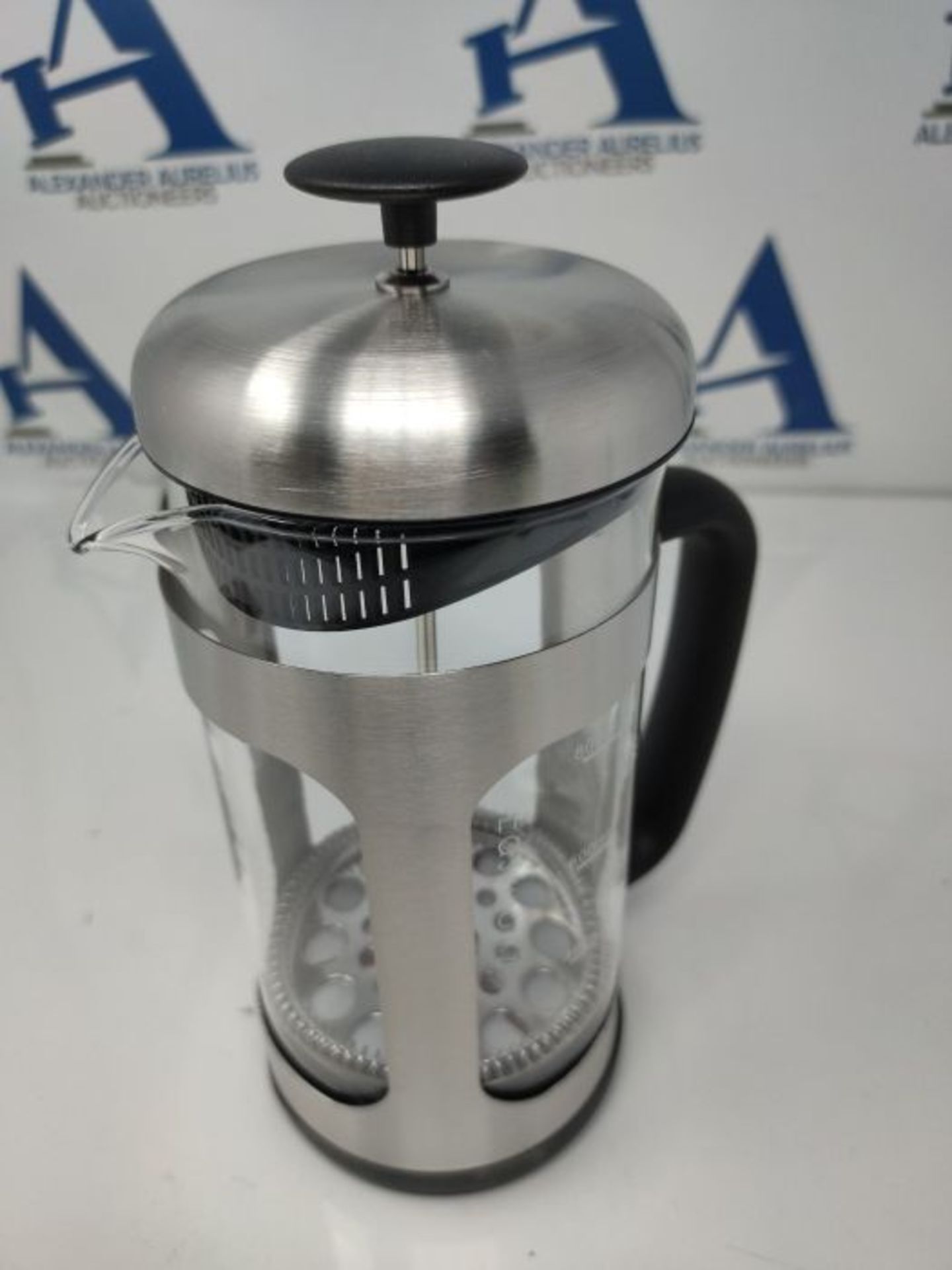 Easyworkz Stainless Steel French Press 1000ml Coffee Tea Maker with Soft Grip Handle - Image 3 of 3