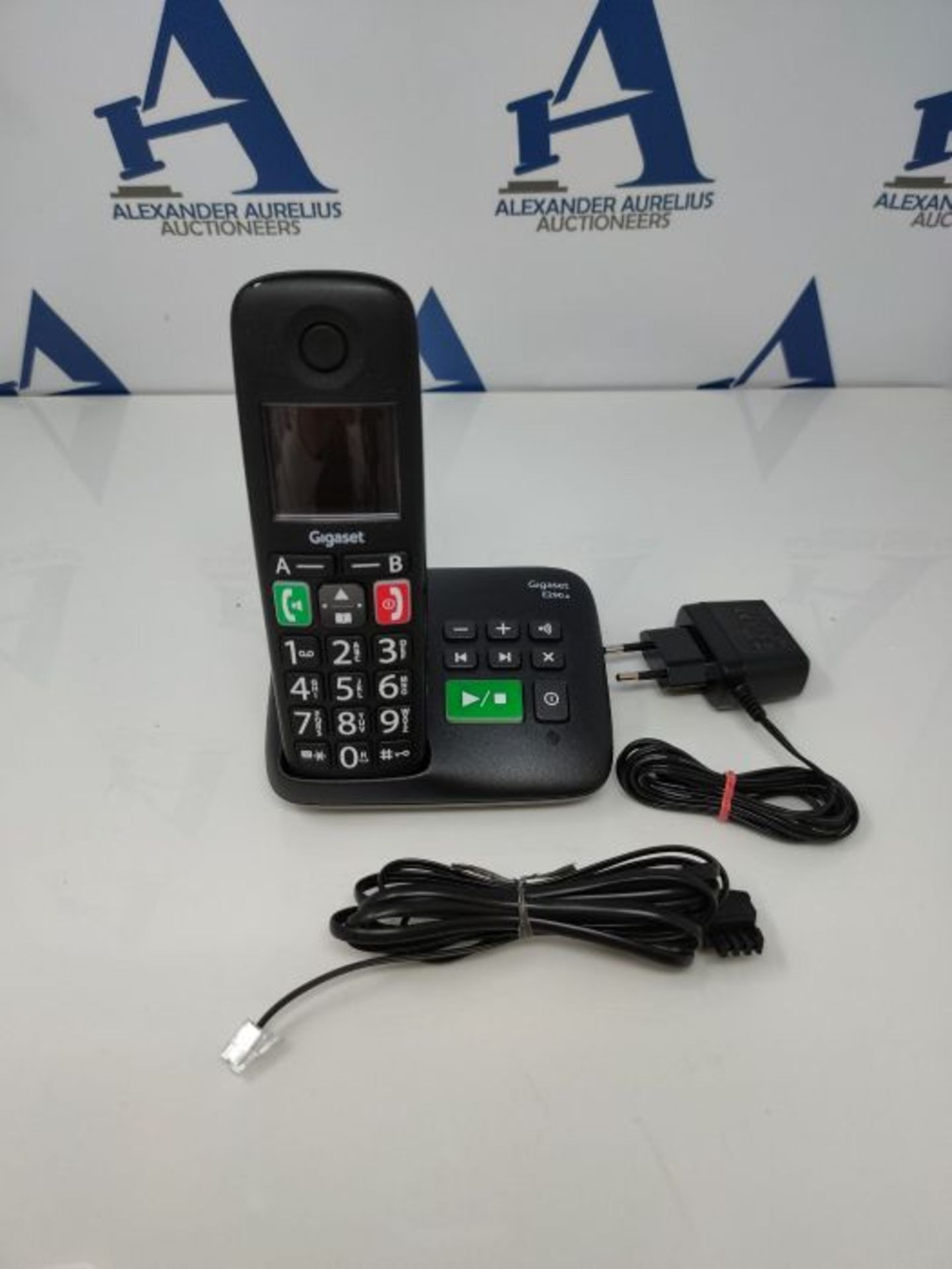 Gigaset E290A - Schnurloses Senioren-Telefon mit Anrufbeantworter und groÃxen Tasten - Image 3 of 3