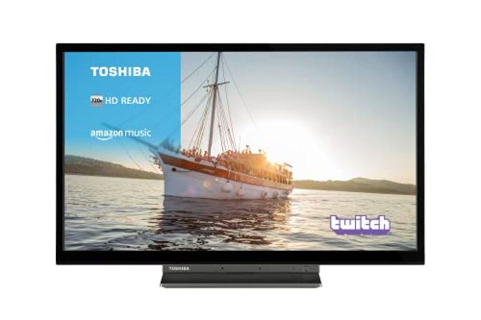 RRP £199.00 [BROKEN SCREEN] Toshiba 32WK3A63DB 32-Inch HD Ready Smart TV with Freeview Play, Alexa
