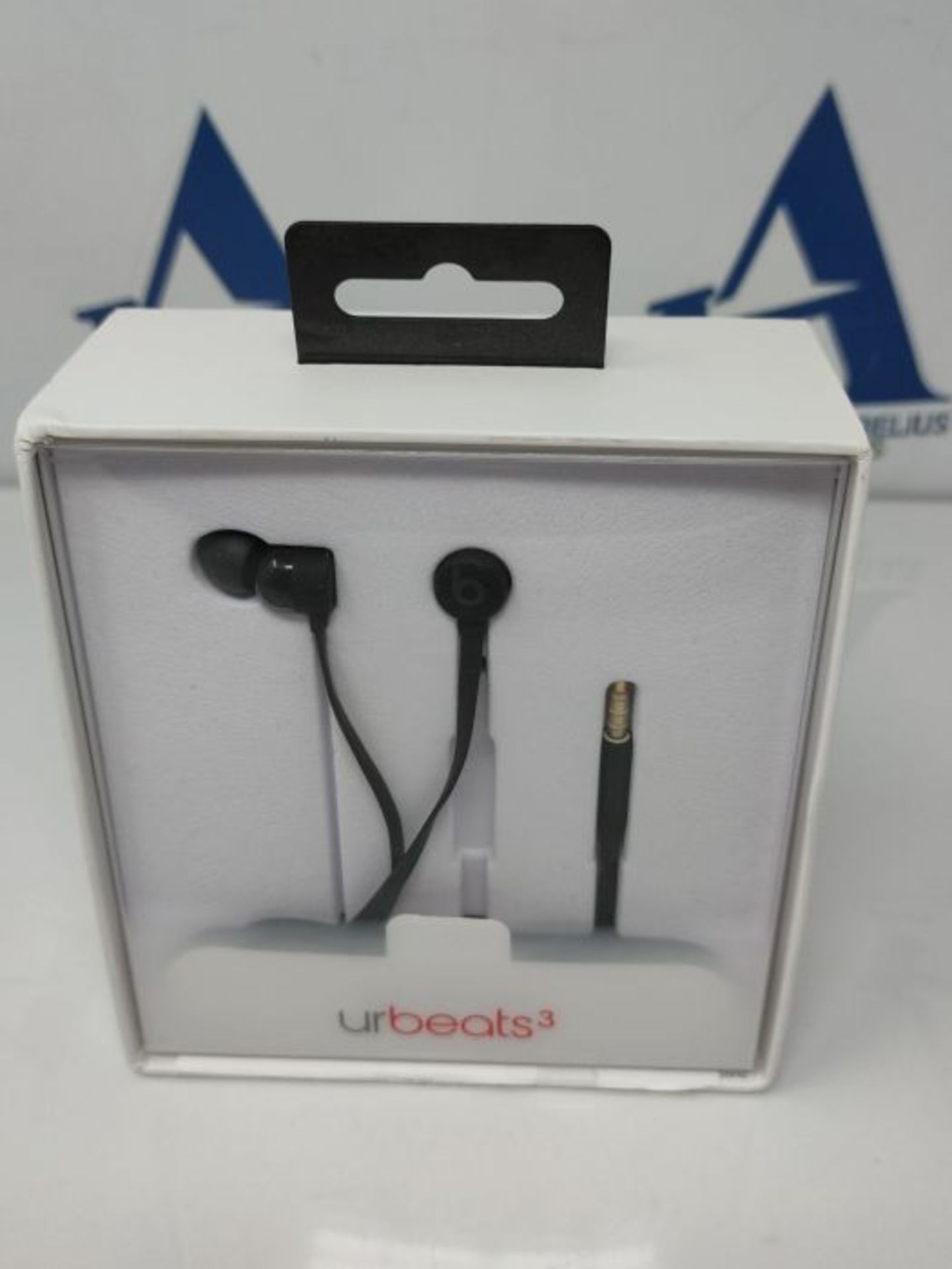 RRP £120.00 Beats urBeats3 MQFU2ZM/A Headphones with 3.5 mm Plug - Black - Image 2 of 3