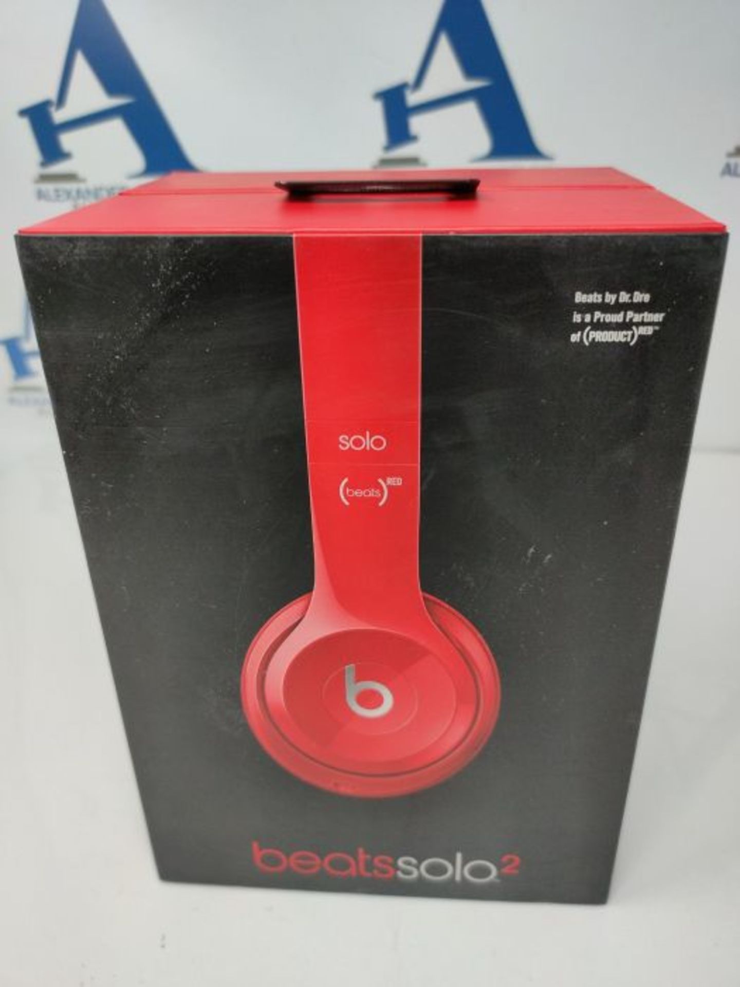 RRP £190.00 Beats Solo2 On-Ear Headphones - Red