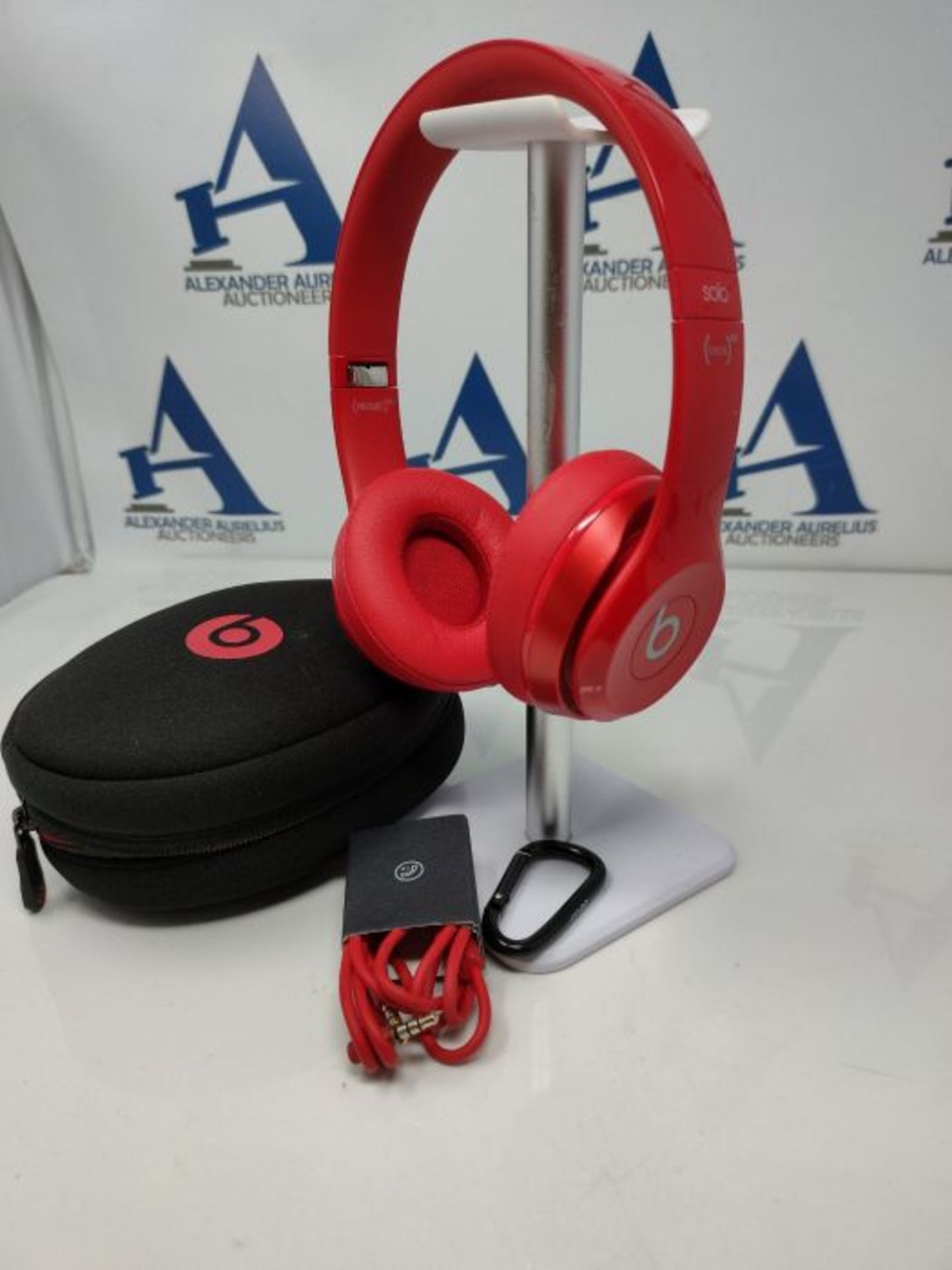 RRP £190.00 Beats Solo2 On-Ear Headphones - Red - Image 2 of 2