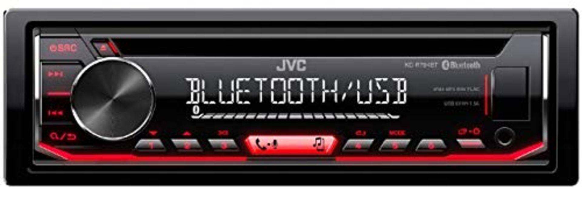 RRP £65.00 JVC KD-R794BT CD receiver with Bluetooth Hands-Free Calling and Wireless Music Streami