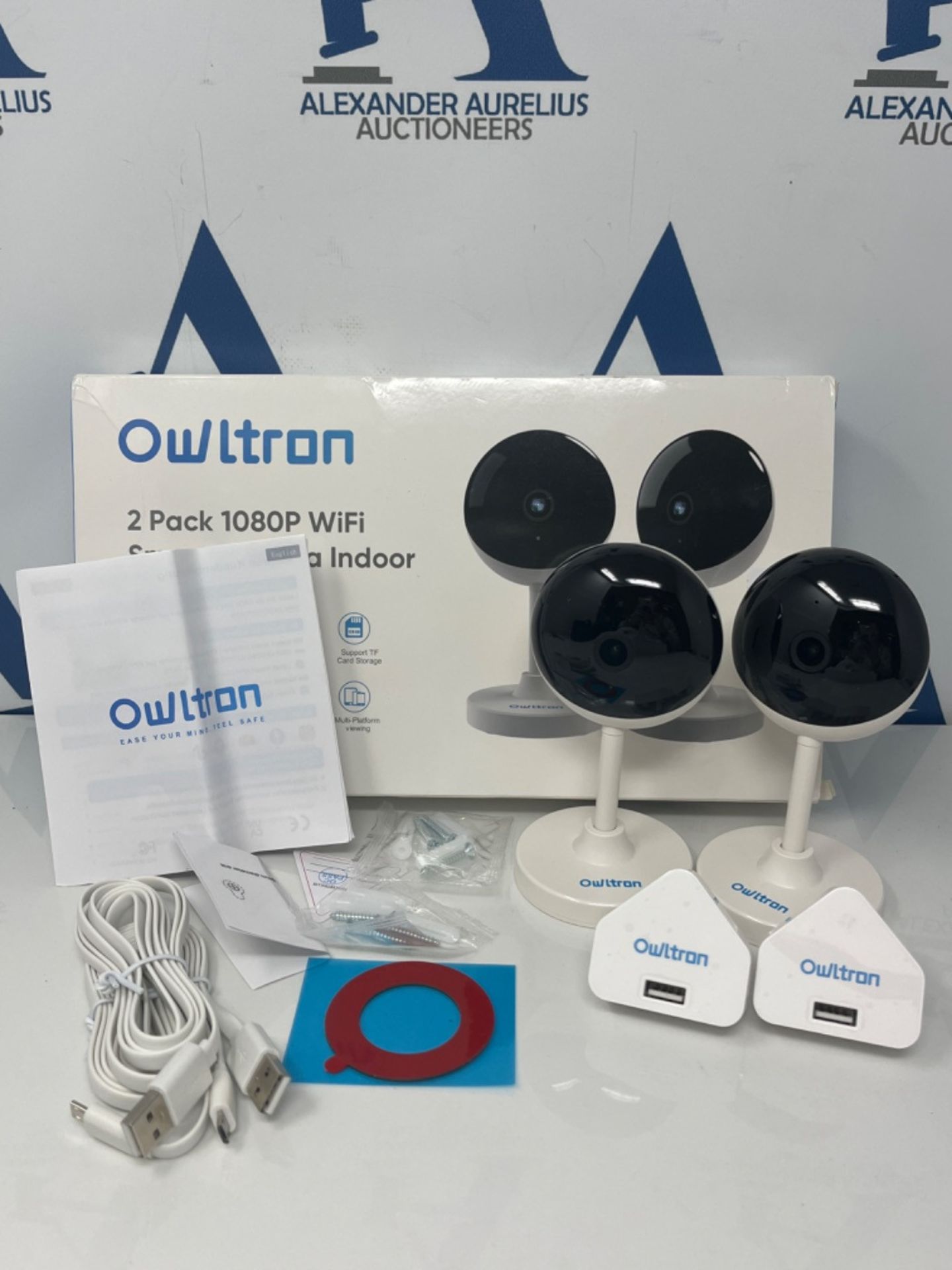 owltron Wifi Camera 2 Pack, Home Security Camera for Baby & Elder, Pet Camera with Mot - Image 2 of 3