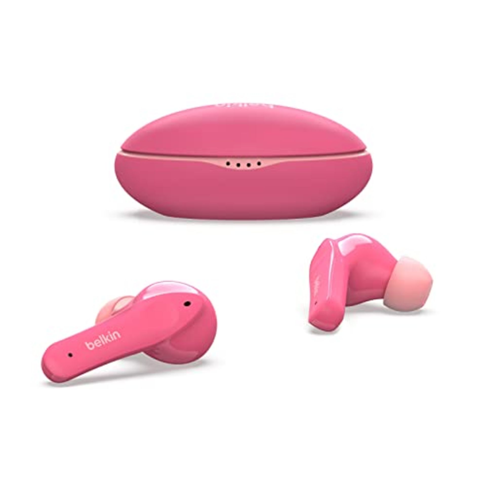 Belkin SOUNDFORM Nano, True Wireless Earbuds for Kids, 85dB Limit for Ear Protection,