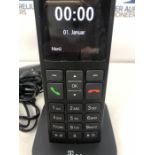 Deutsche Telekom Speedphone 12 landline telephone in black cordless | For use with cur