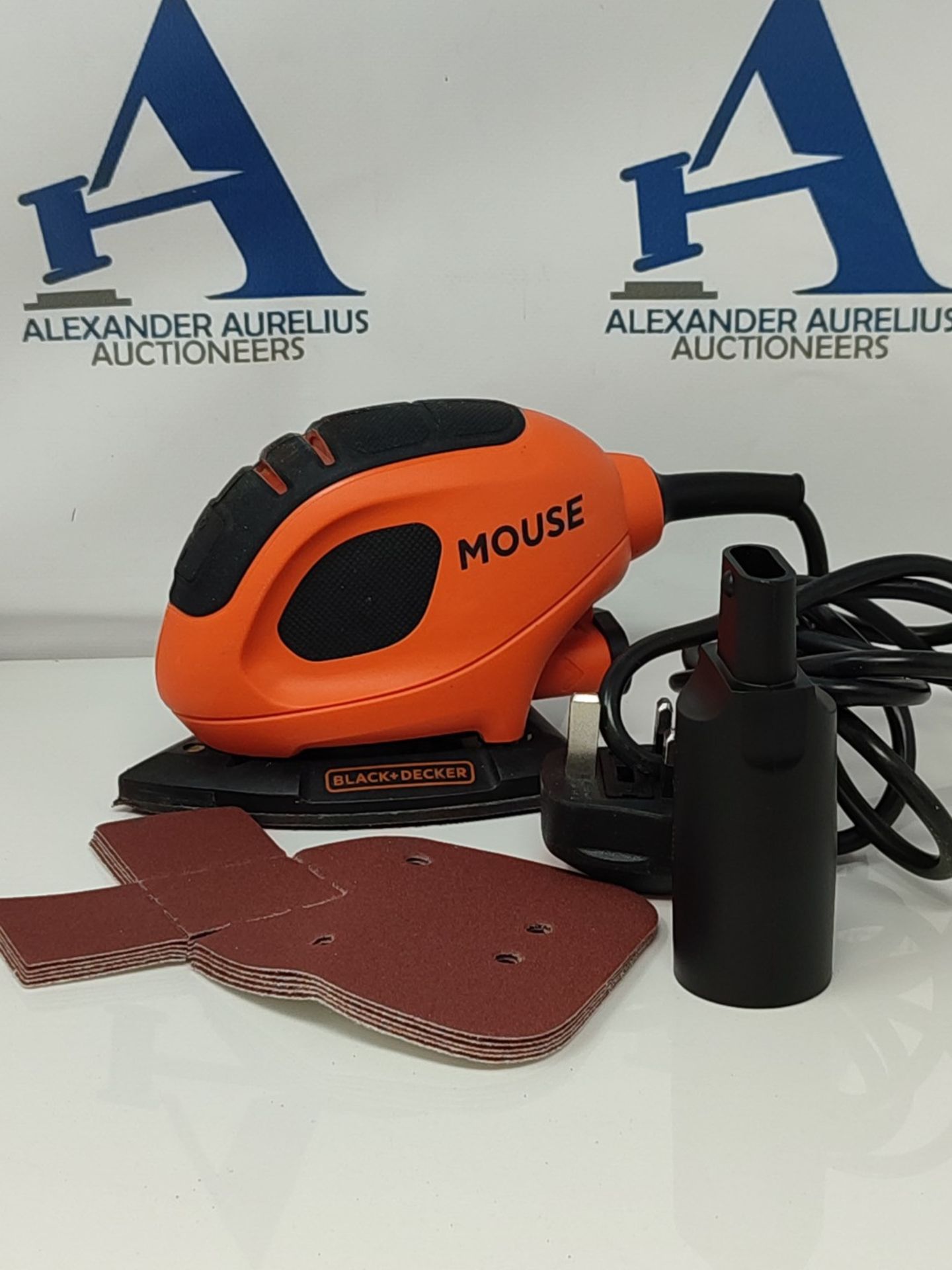 BLACK+DECKER 55 W Detail Mouse Electric Sander with 6 Sanding Sheets, BEW230-GB - Image 3 of 3