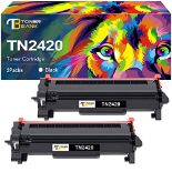 Toner Bank Compatible TN2420 Toner Cartridge Replacement for Brother TN-2420 TN 2420 T