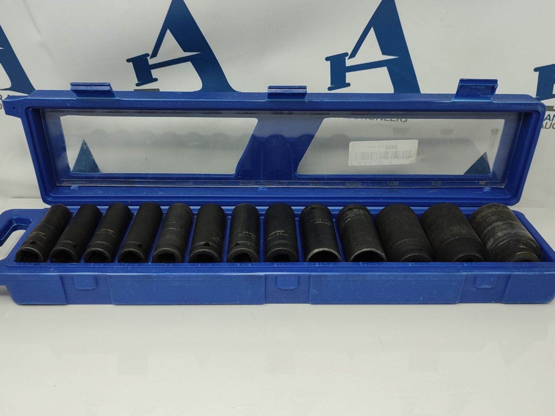 US PRO 13pc 1/2"" Drive Deep Impact Socket Set Metric 13mm to 32mm 1397 - Image 3 of 3