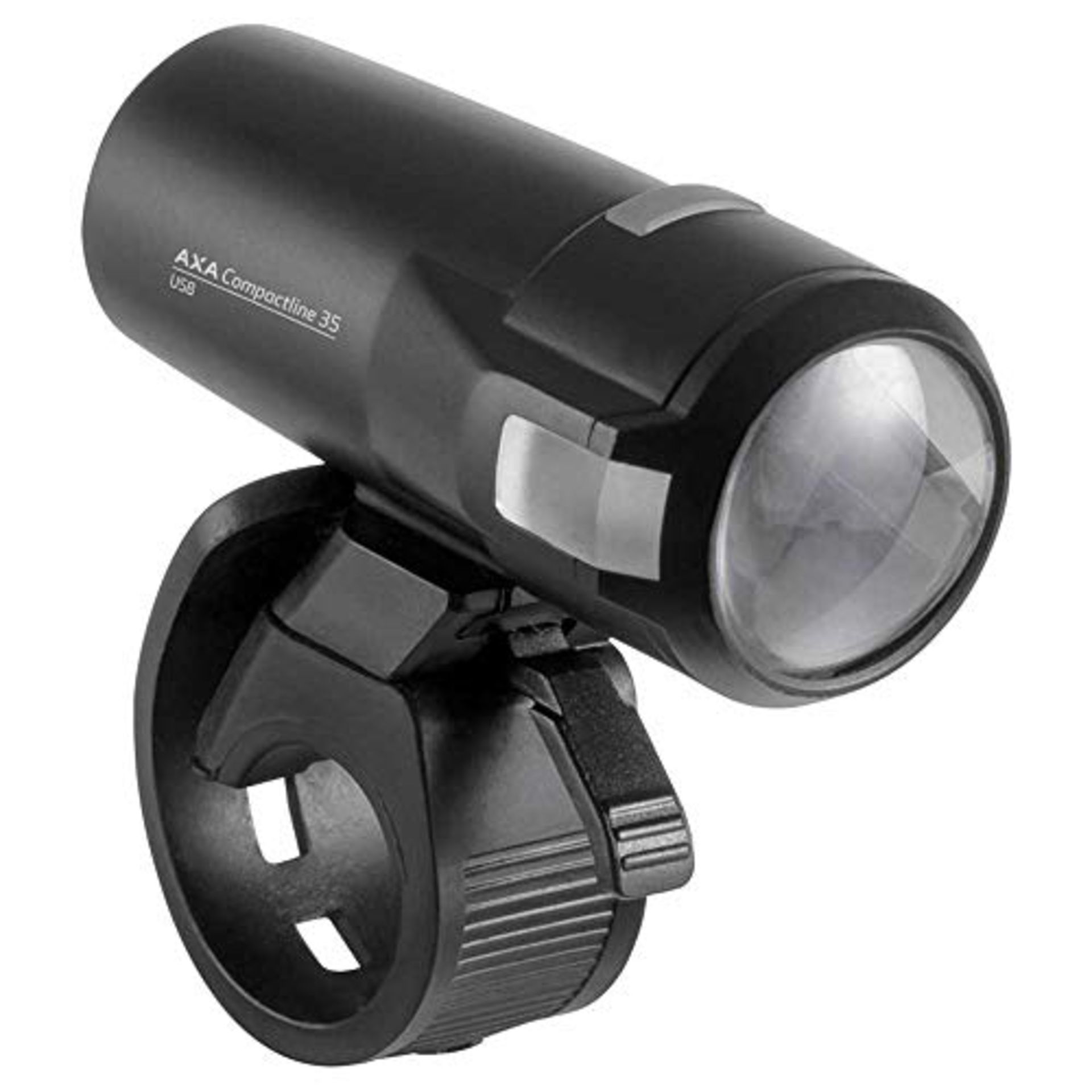 AXA UnisexÂ â¬  Erwachsene Compactline 35 Fahrradlampen, schwarz, One-Size