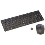 Rapoo 9300M kabelloses ultraschlankes Deskset, Tastatur und Maus, Multi-Mode (Bluetoot