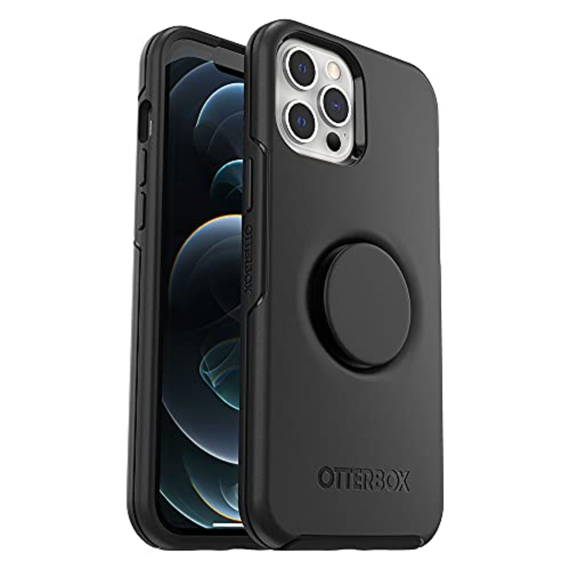 OtterBox for Apple iPhone 12 Pro Max, Slim Protective Case with Integrated PopSockets