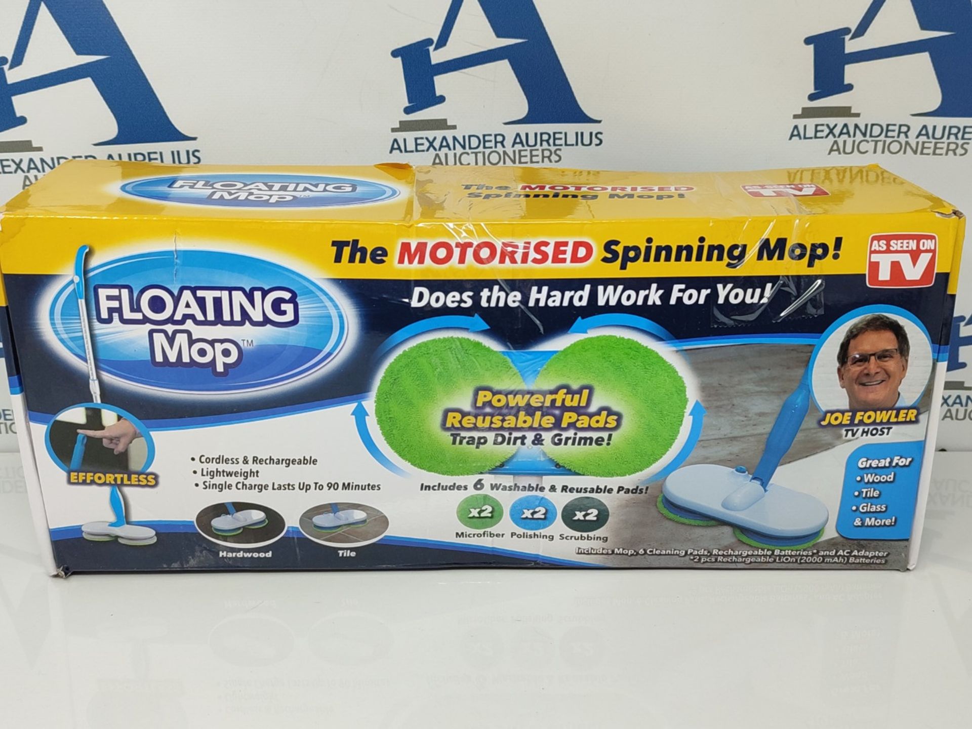 High Street TV Floating Mop - Motorised Cordless & Rechargeable - Spinning Mop - Inclu - Image 2 of 3