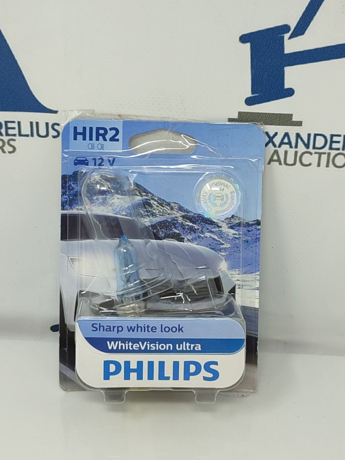 Philips WhiteVision ultra HIR2 car headlight bulb, single blister - Image 2 of 3