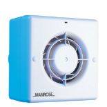 Manrose CF100T Centrifugal Bathroom / Toilet Extractor Fan with Timer for 100mm/4" Duc