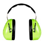 3M PELTOR Optime II Earmuffs, 31 dB, Hi-Viz, Headband, H520A-472-GB