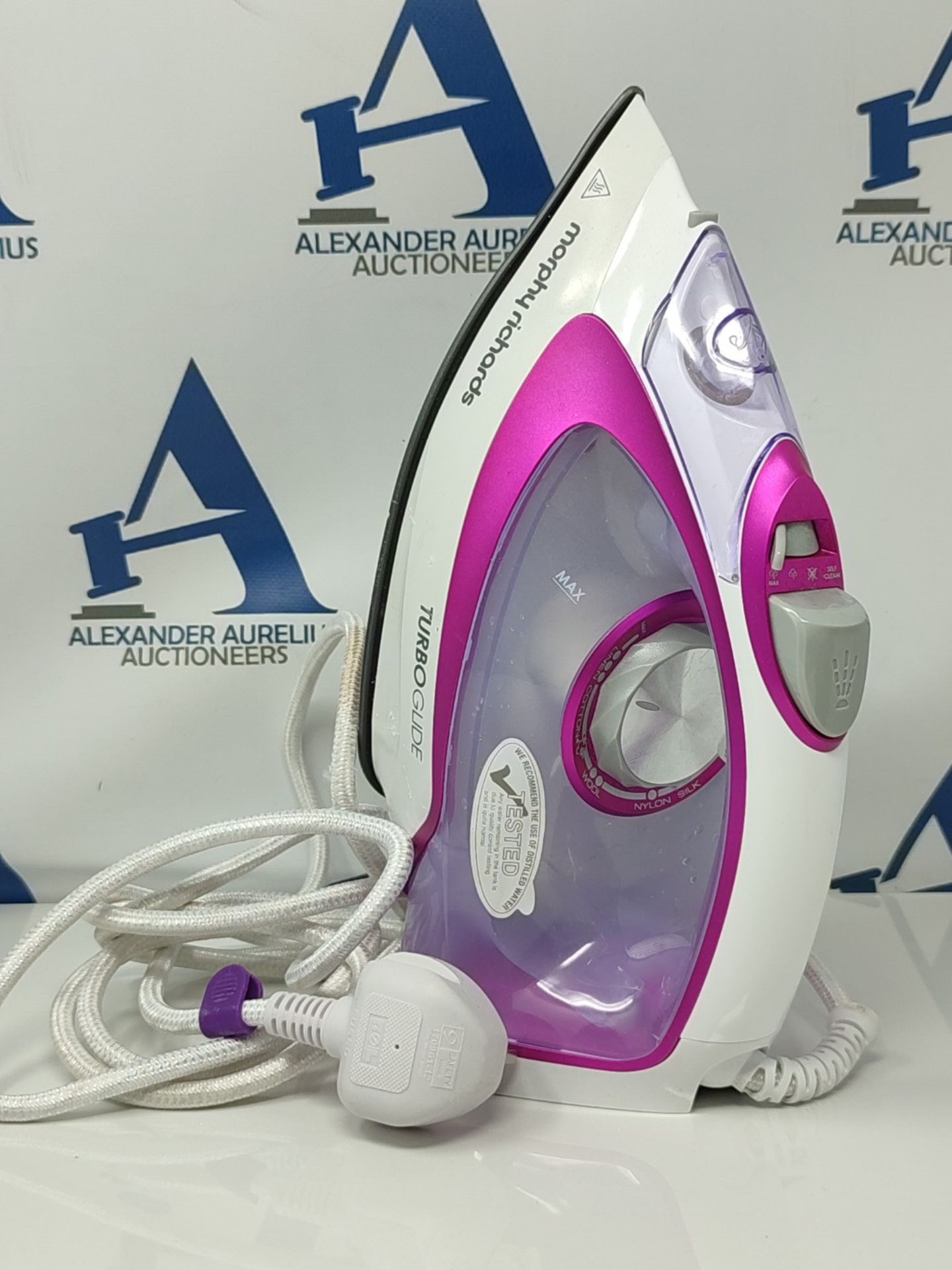 Morphy Richards 302000 Turbo Glide Steam Iron, 3 m Cable, 150 g Steam Shot, Auto Shut - Image 2 of 3