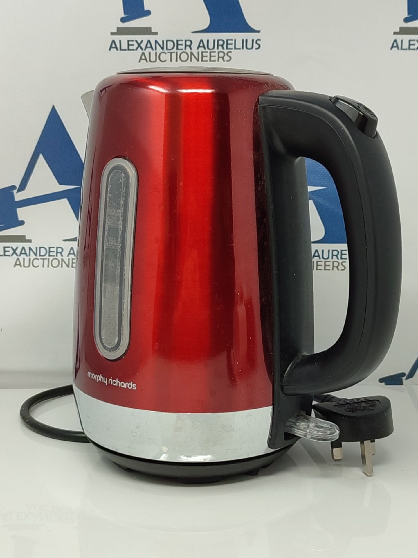 Morphy Richards Equip Red Jug Kettle - 1.7L - Rapid Boil - Limescale Filter - 102785 - Image 2 of 2