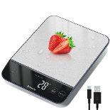 [INCOMPLETE] Etekcity 10kg Digital Kitchen Scales,Waterproof, USB Rechargeable Food Sc