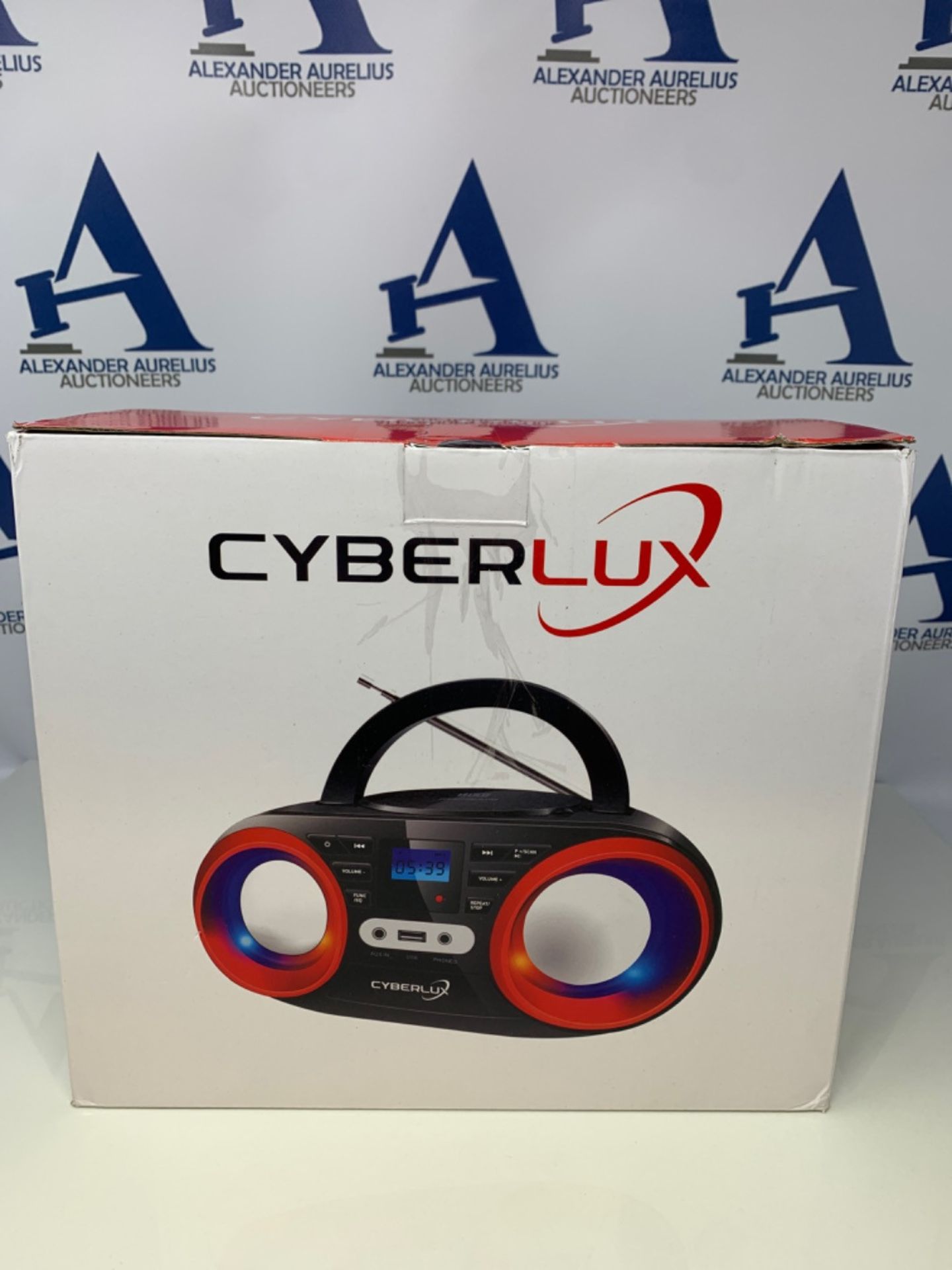 Lecteur CD portable | Lumières disco LED | Boombox | CD/CD-R | USB | Radio FM | Entr?