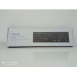 seenda Bluetooth Keyboard with 4 Bluetooth Channels, Multi-Device Rechargeable Wireles