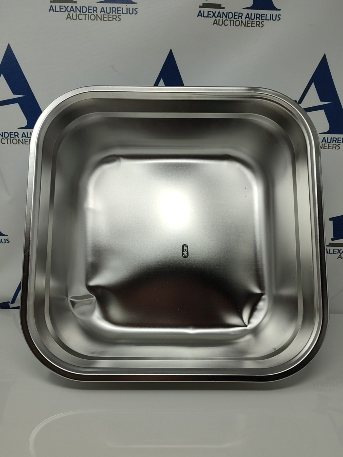 ASelected Washing Up Bowl, 304 Stainless Steel Large Rectangular 10 Litre Washing Basi - Image 2 of 2