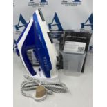 Tower T22008BLU CeraGlide Cordless Steam Iron with Ceramic Soleplate and Variable Stea