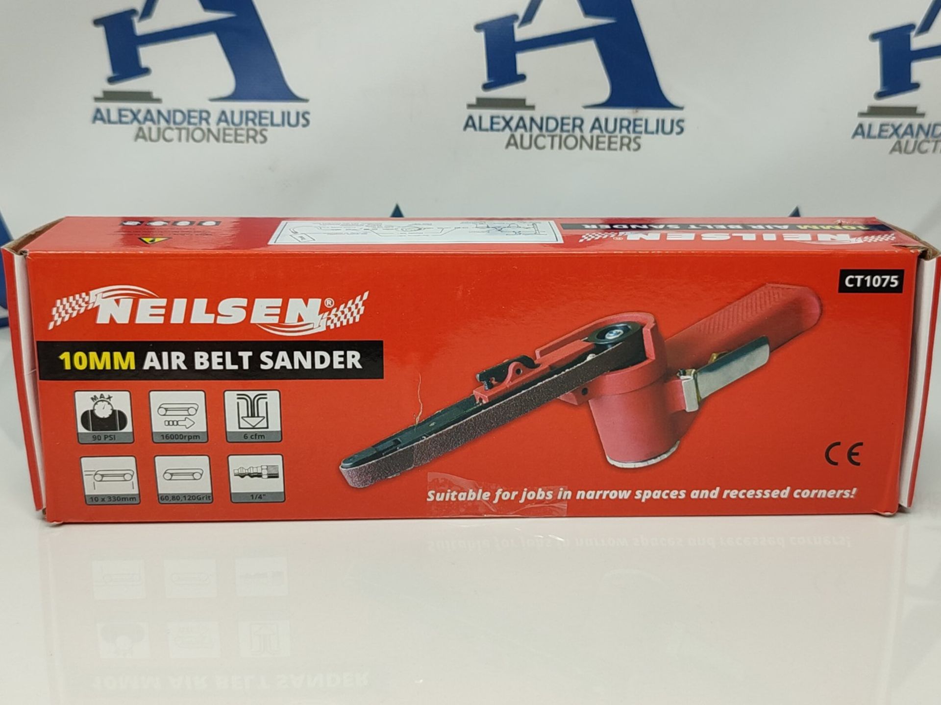 Neilsen CT1075 Air Belt Sander/Finger File - Red