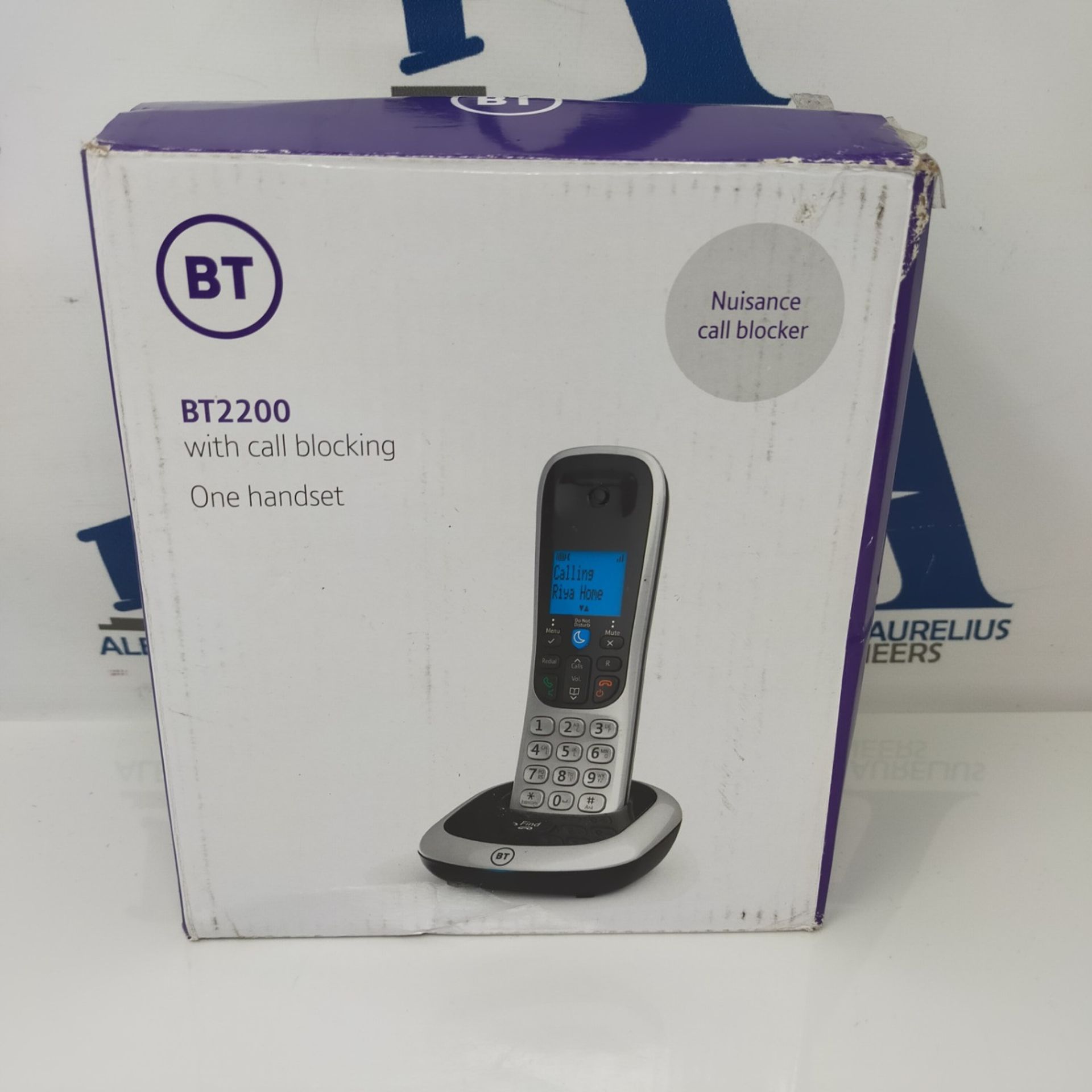 BT 2200 Cordless Landline House Phone with Nuisance Call Blocker, Single Handset Pack - Image 2 of 3