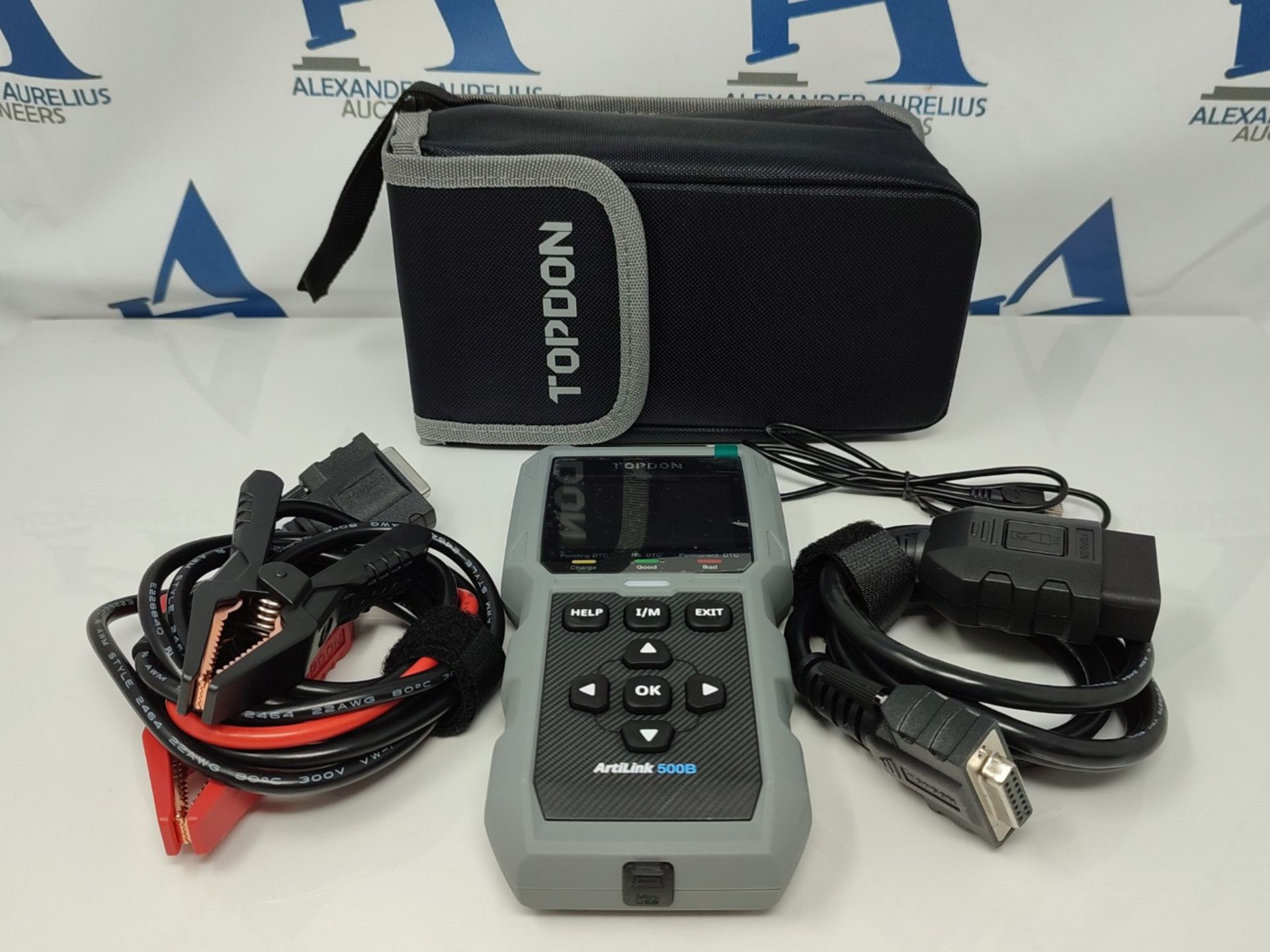 RRP £85.00 TOPDON AL500B OBD2 Code Reader, OBD2 Scanner with Full OBD2 Functions and Battery Test - Image 3 of 3