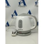 Aigostar Small Electric Kettle, 1 Litre 1100W Low Wattage Kettle for Bedroom Travel Ca