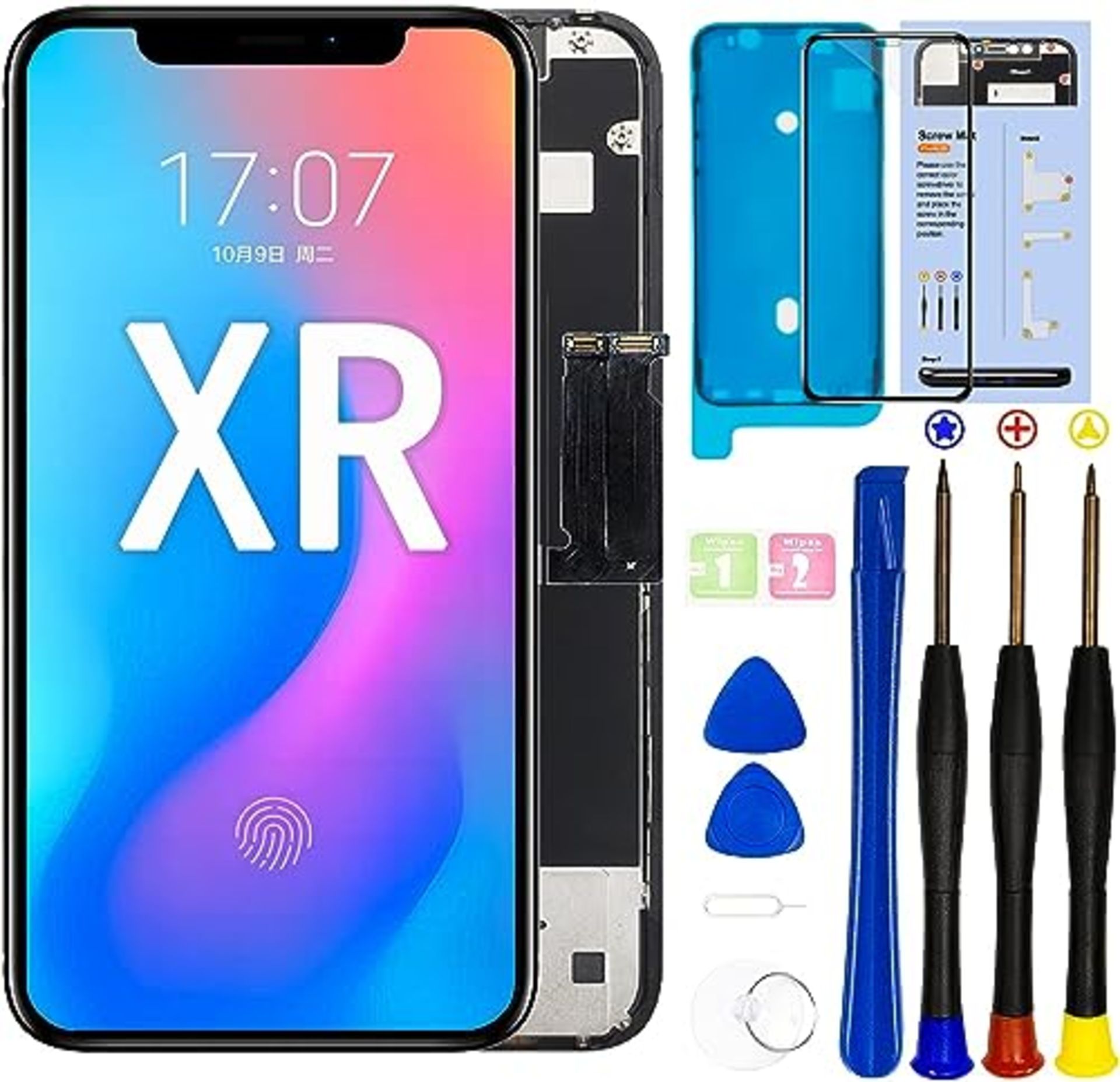 SIMDOG for iPhone XR LCD Screen Replacement 6.1 inch(Model A1984, A2105, A2106, A2108)