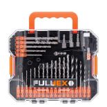 WELLCUT 49-Piece Multi-Functional Hex Shank Drill & Screwdriver Bit Set for Metal, Mas