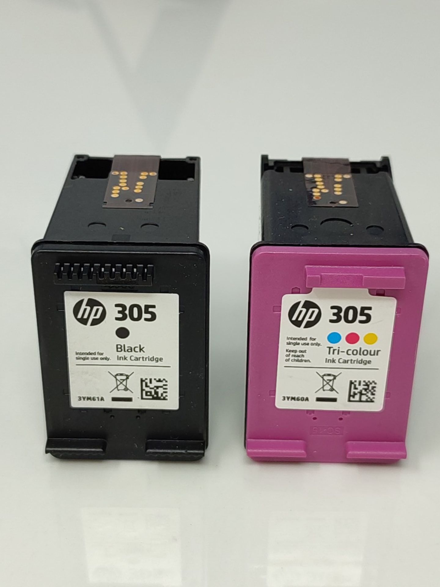 HP 305, Black/Tri-Colour Original Ink Cartridges (6ZD17AE), Pack of 2 - Image 3 of 3