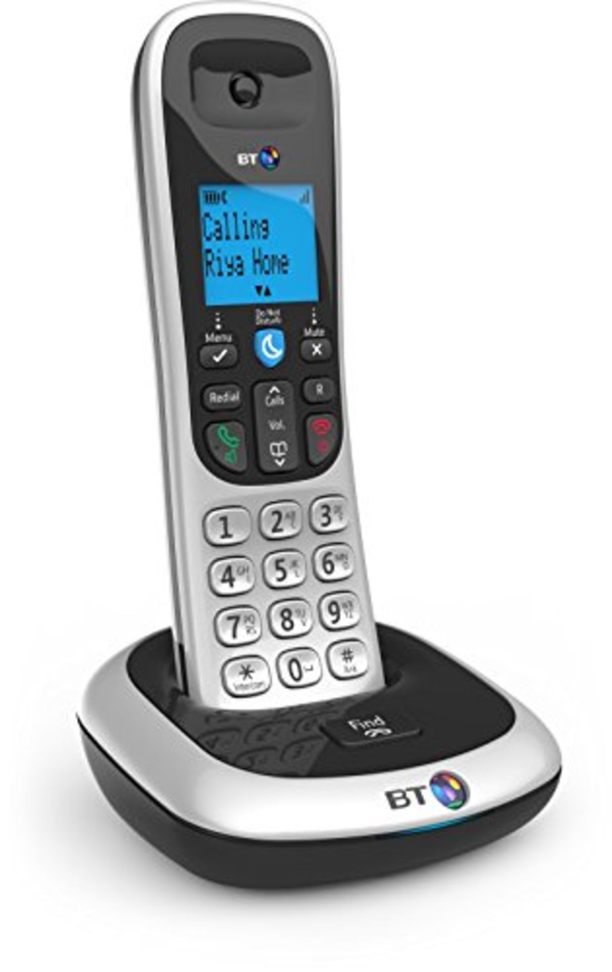 BT 2200 Cordless Landline House Phone with Nuisance Call Blocker, Single Handset Pack