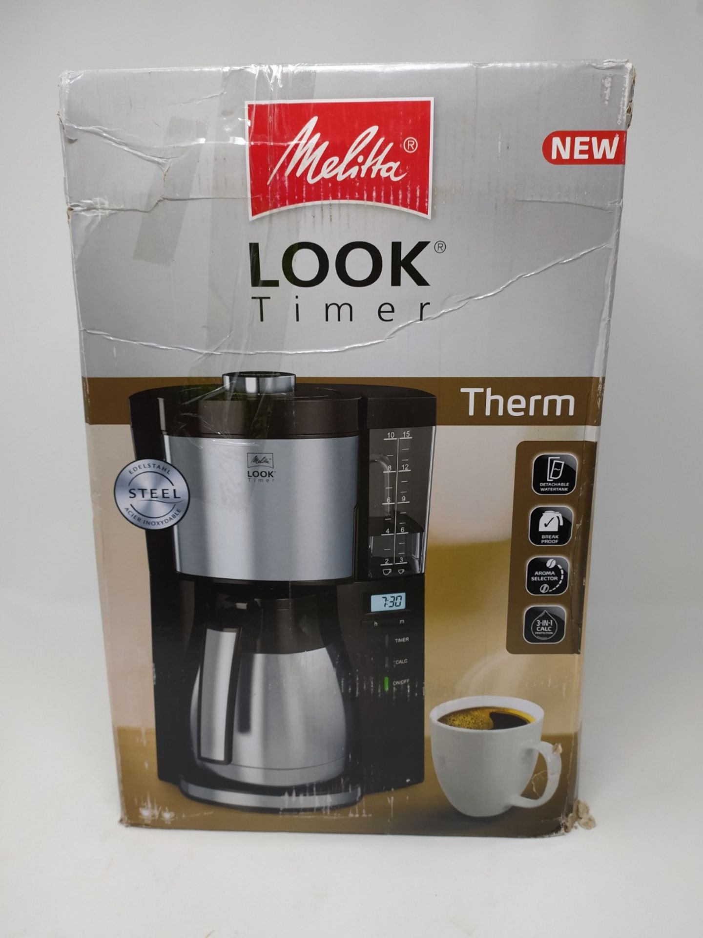 RRP £119.00 Melitta 6769008 LOOK V THERM TIMER BLACK - Image 2 of 3