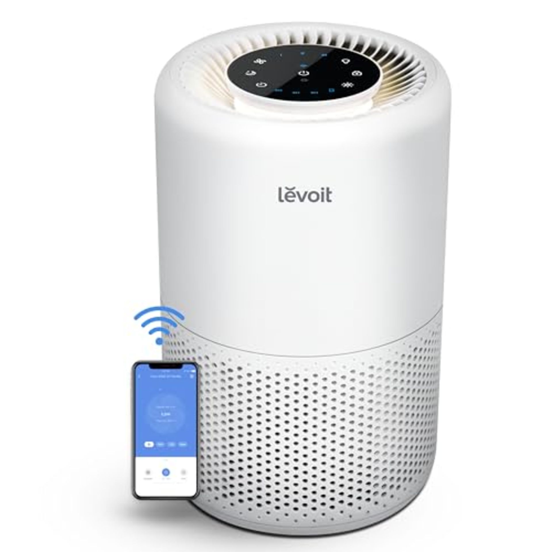 RRP £89.00 LEVOIT Smart WiFi Air Purifier for Home, Alexa Enabled H13 HEPA Filter, CADR 170m³/h,