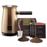 RRP £109.00 Hotel Chocolat Velvetiser Hot Chocolate Machine Complete Starter Kit, Copper