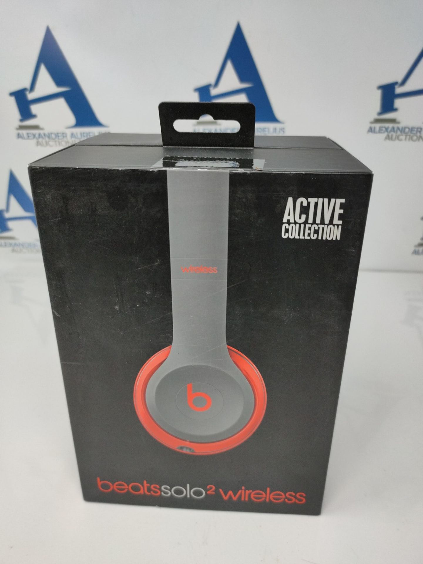 RRP £225.00 Beats by Dr. Dre Solo2 Wireless On-Ear Headphones, Active Collection - Red/Grey - Image 2 of 3