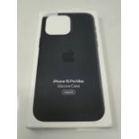 Apple iPhone 15 Pro Max Silicone Case with MagSafe - Black