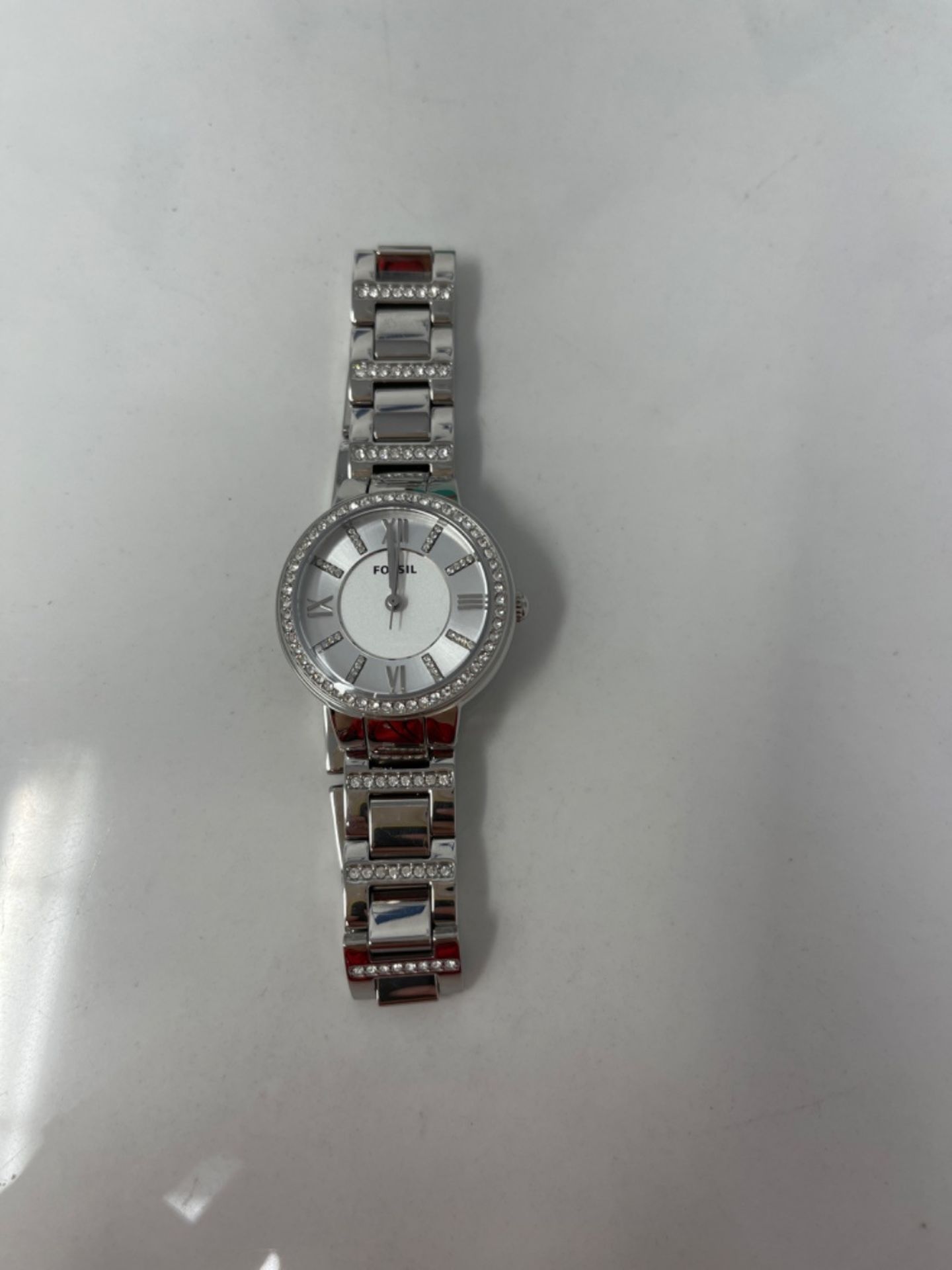 RRP £79.00 FOSSIL Womens Watch Virginia, 30mm case size, Quartz movement, Stainless Steel strap - Image 2 of 2