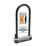 Burg Wachter 273S Sold Secure Gold Approved D Lock, Grey/Black, Large