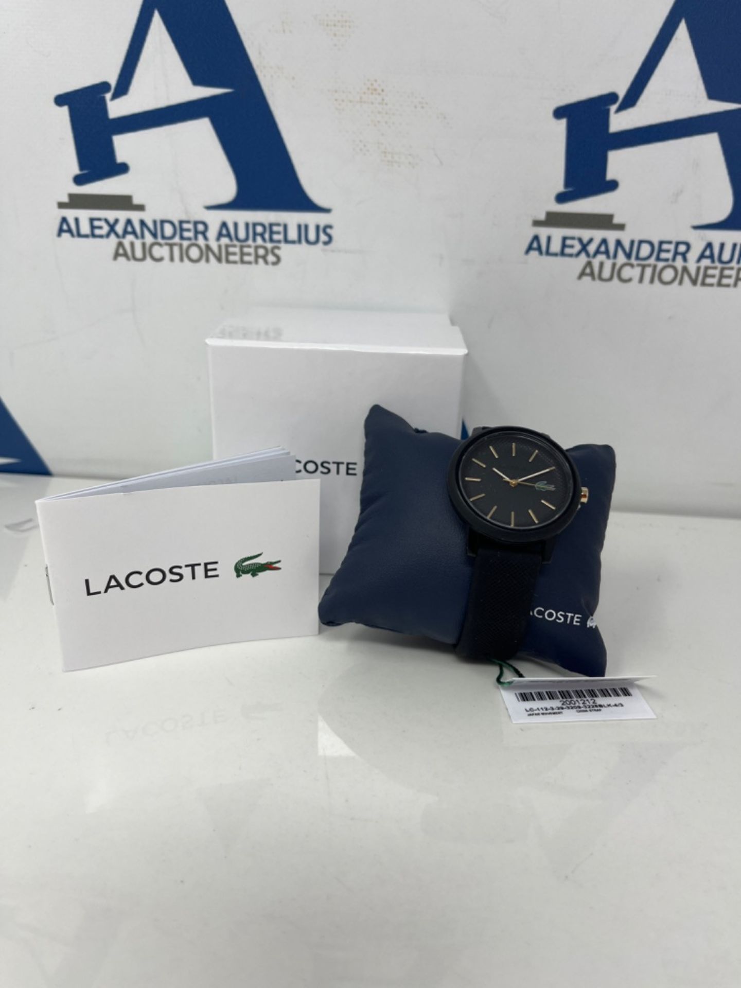 RRP £79.00 Lacoste Unisex Analog Quartz Watch with Silicone Strap - Image 2 of 3