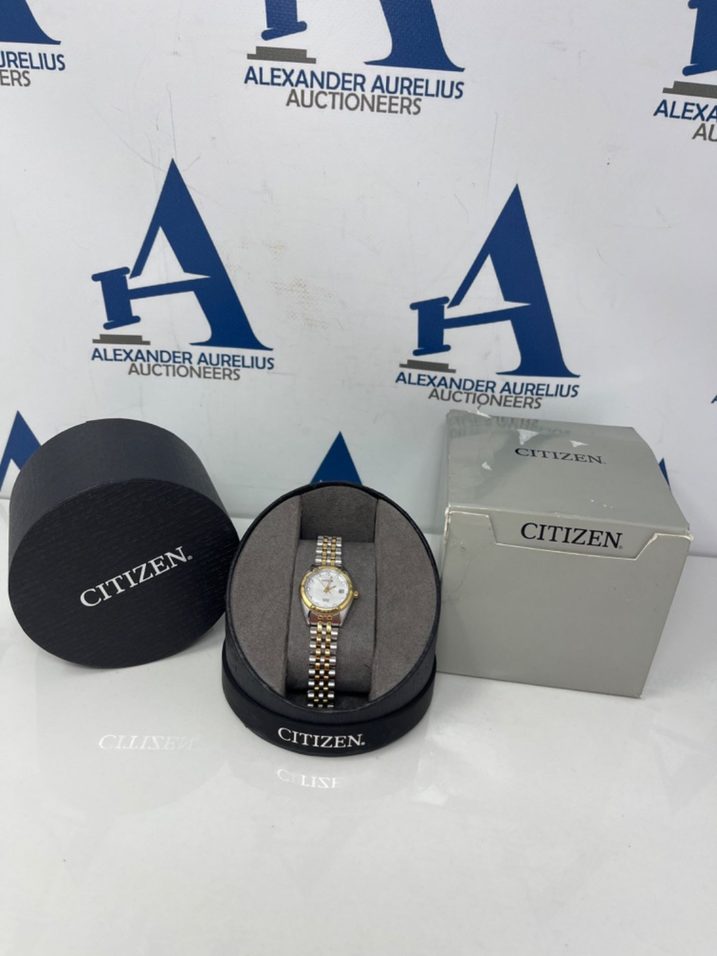 RRP £139.00 CITIZEN L QUARTZ TWO TONE MOP CRYSTAL MA - Image 2 of 3