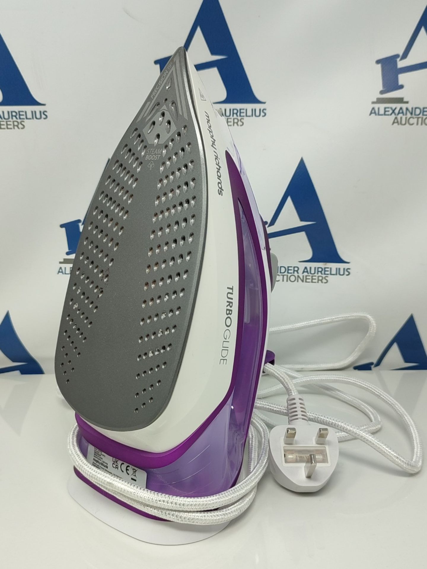 Morphy Richards 302000 Turbo Glide Steam Iron, 3 m Cable, 150 g Steam Shot, Auto Shut - Image 2 of 3